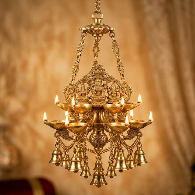 Antique Brass Lamp